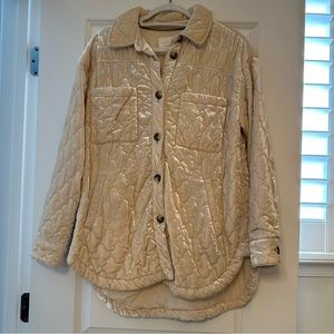Anthropologie Quilted Shacket